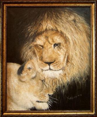 Lions hearts. Yushkova Natalia