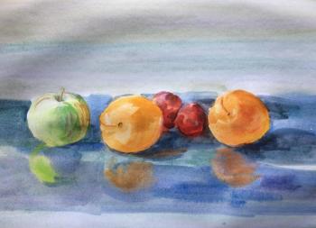 Etude with apricots. Tsebenko Natalia