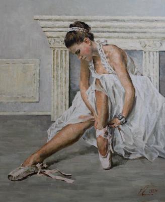 Preparing for the performance (Ballet Lovers). Malykh Evgeny