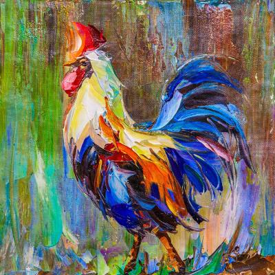 Bright Rooster N2 (A Gift To A Farmer). Rodries Jose