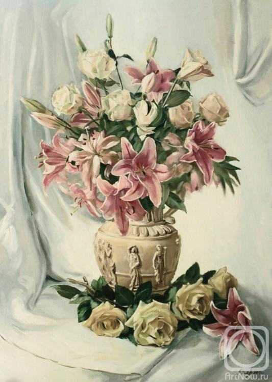 Mahnach Valeriya. Roses and lilies