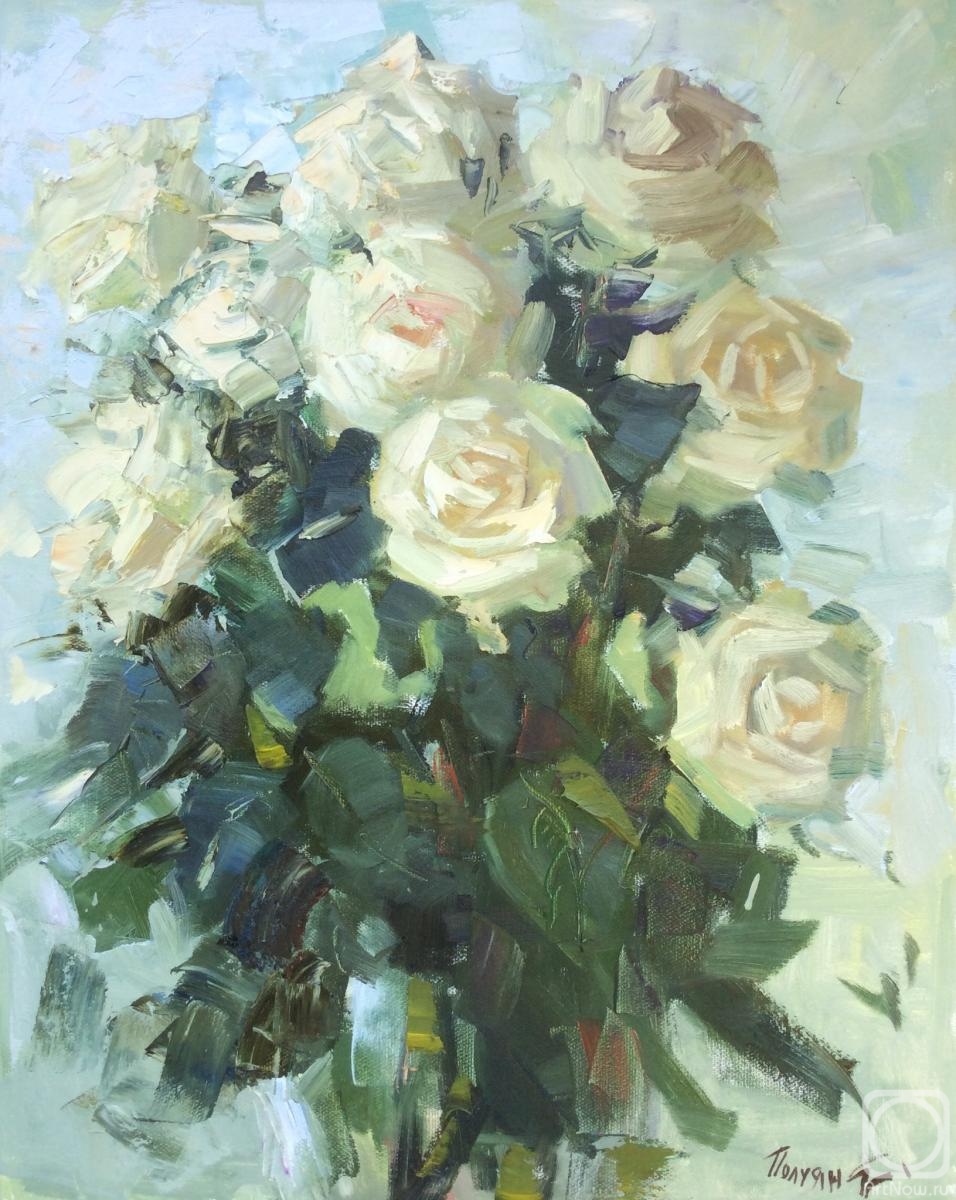 Poluyan Yelena. White roses