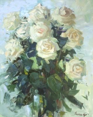 White roses. Poluyan Yelena