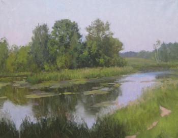 Chertov Sergey Mikhaylovich. Morning on Yauza river