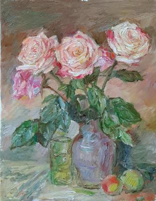 White roses. Novikova Marina