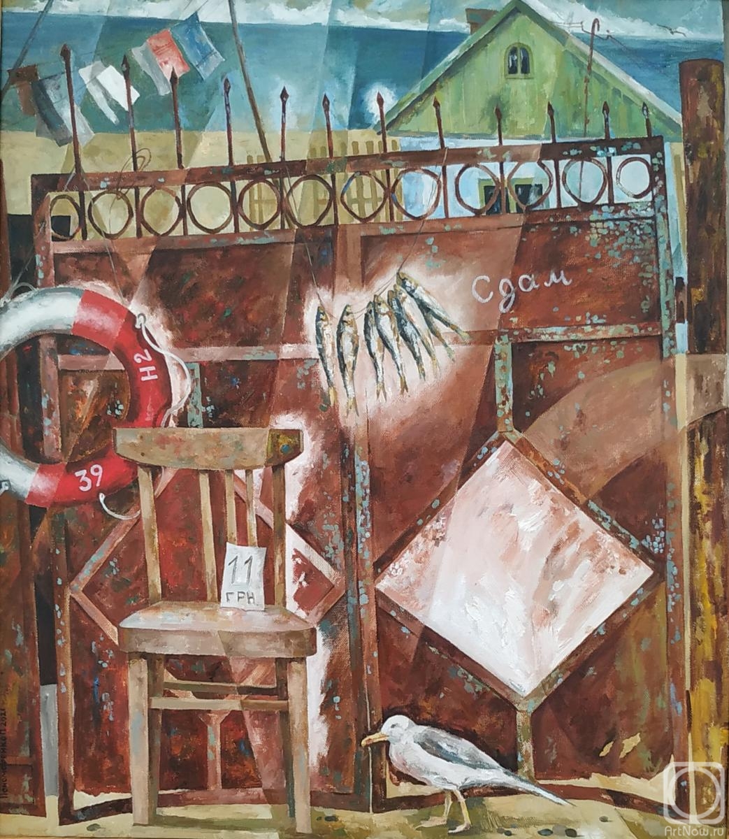 Домик у моря» картина Пономаренко Николая маслом на холсте — купить на  ArtNow.ru