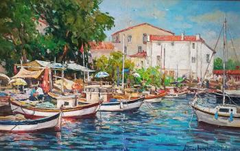 Boats on the island (Adalar). Ahmetvaliev Ildar