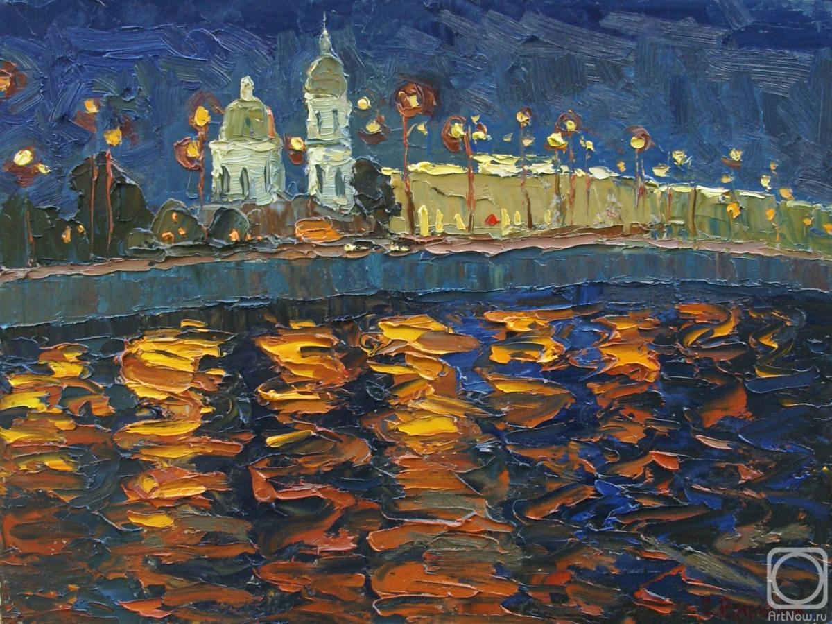 Vilkova Elena. Night lights of St. Petersburg