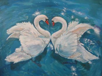Pair of swans (A Pair Of Swans). Schedrinova Tatyana