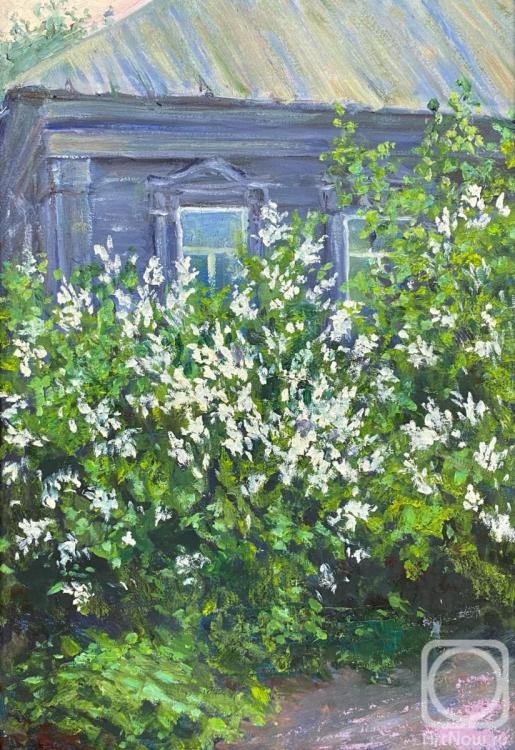 Talantseva Lyubov. White lilac