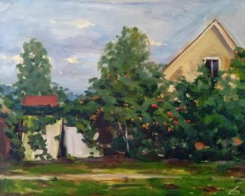 The house opposite. August. Basistov Sergey