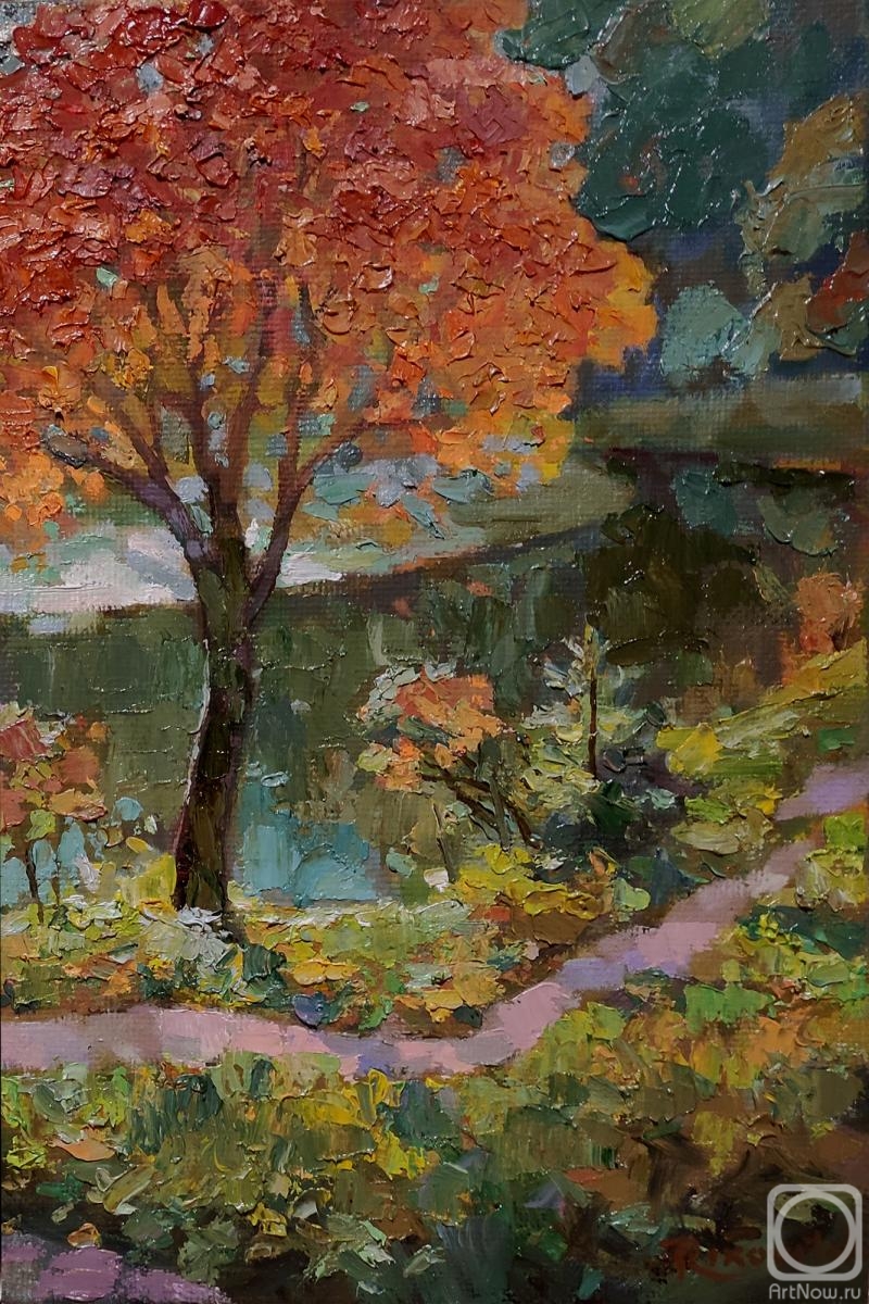 Volkov Sergey. Autumn-river-maple