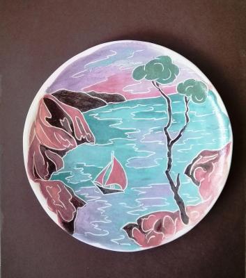 Untitled (Decorative Plate Of Clay). Stepanova Elena