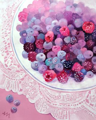 Berries (Berries On A Plate). Maliavina Alla