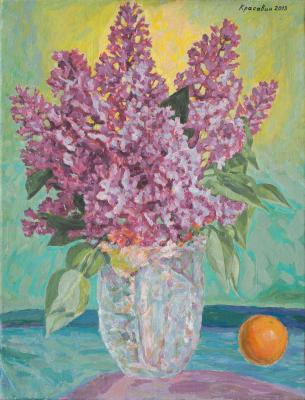 Lilac and orange. Krasavin Sergey