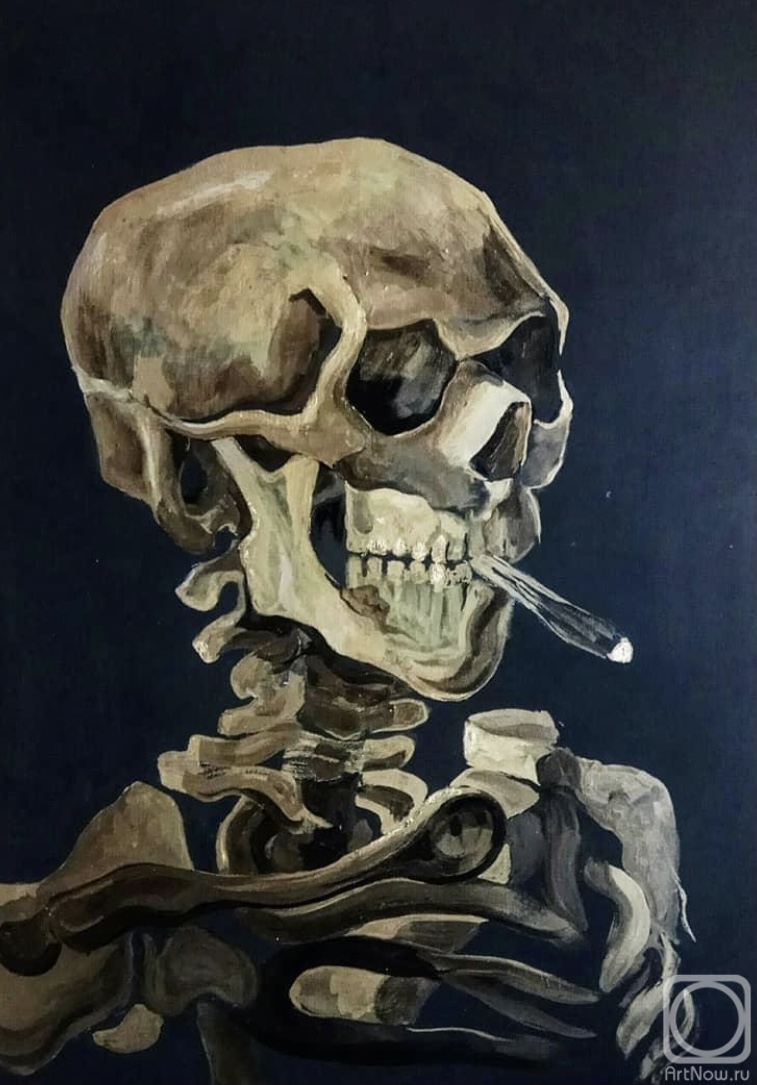Brodsky Alex. Replica of Van Gogh's painting The Skull
