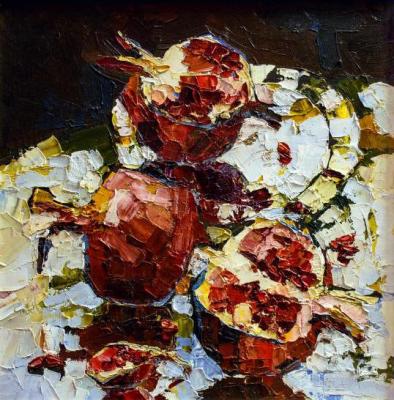 Still life with pomegranate
