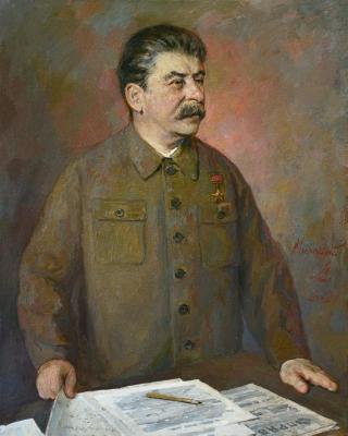 Portrait Of Joseph Vissarionovich Stalin (). Mironov Andrey