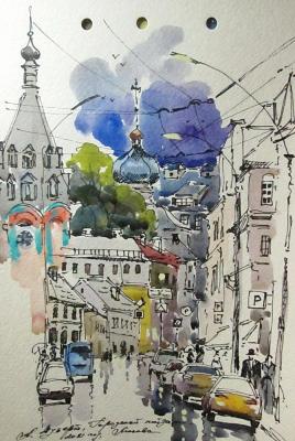Moscow, urban landscape. Schubert Albina