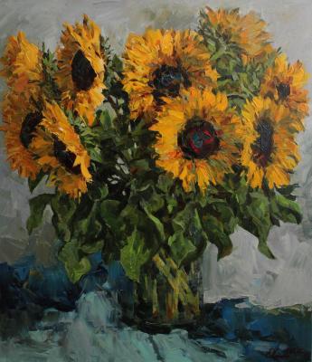 Sunflowers (Decorating Our Home). Malykh Evgeny