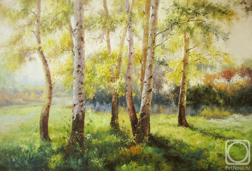Lunyov Sergey. Birch grove