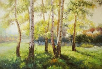 Birch grove. Lunyov Sergey