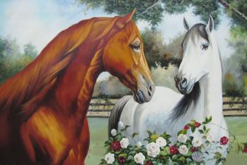 Couple (Pair Of Horses). Kostyuk Igor