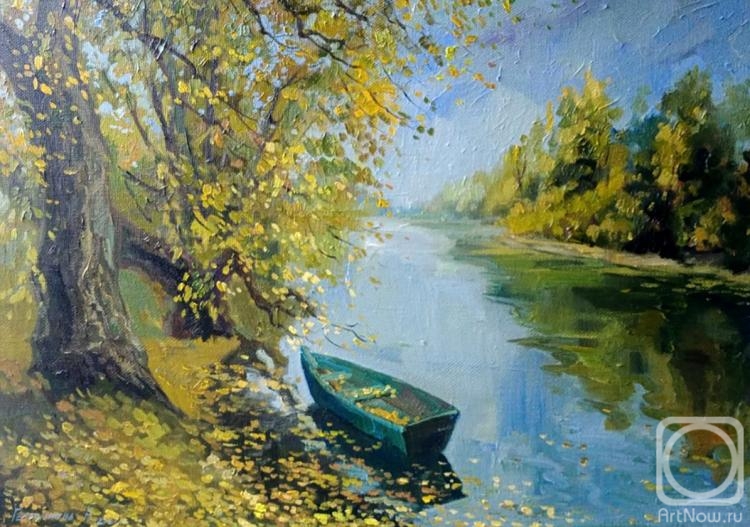 Gerasimova Natalia. Quiet morning on the Trubezh river
