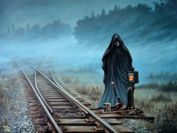 The illusion of choice (Figure In A Dark Hoodie). Chernickov Vladimir
