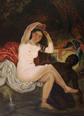 Attempt to copy the painting by Virsavia K. P. Bryullov