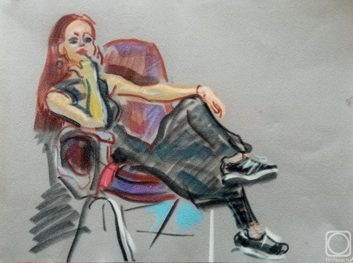Dobrovolskaya Gayane. The girl in the chair