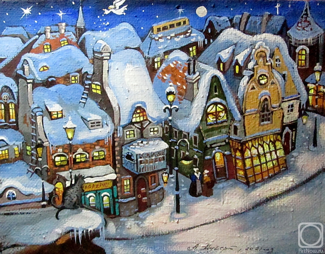 Schubert Albina. Winter fairy-tale town