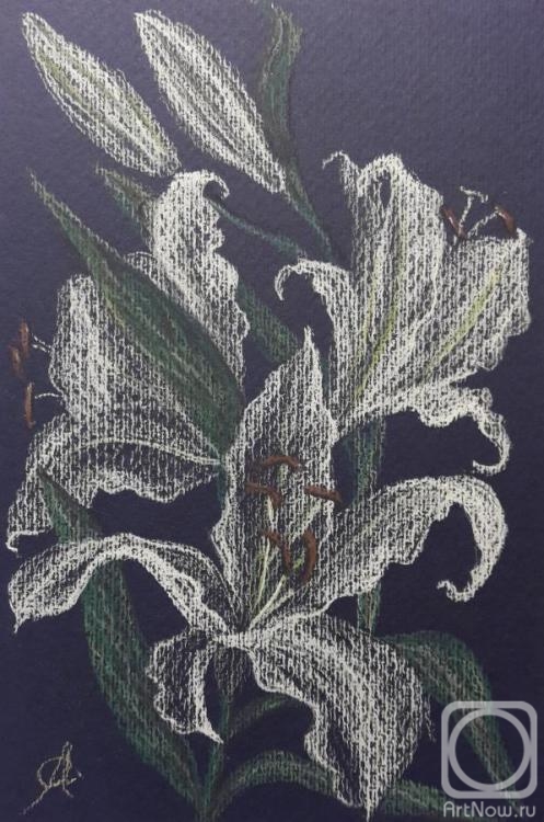 Volkova Olga. White lilies