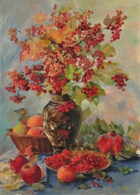Bouquet of red viburnum. Stepanova Elena