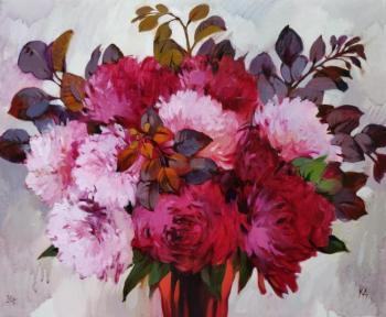 Kalinkina Dina Dmitrievna. Bouquet of peonies