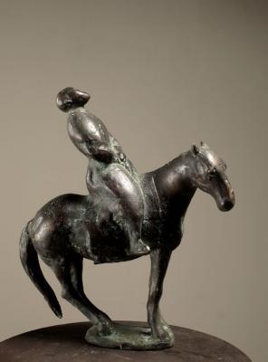 Altai poet (Bronze Art Sculpture). Potlov Vladimir