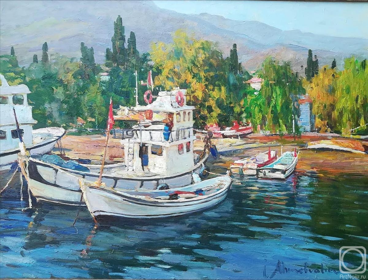 Ahmetvaliev Ildar. Boats from the island of Marmara