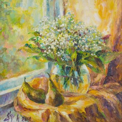 Lilies of the Valley and pears. Kruglova Irina