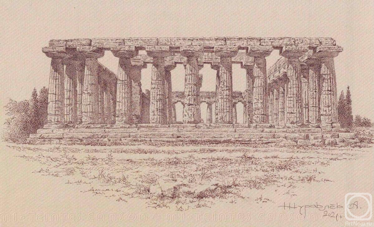 Zhuravlev Alexander. Temple of Hera in Paestum