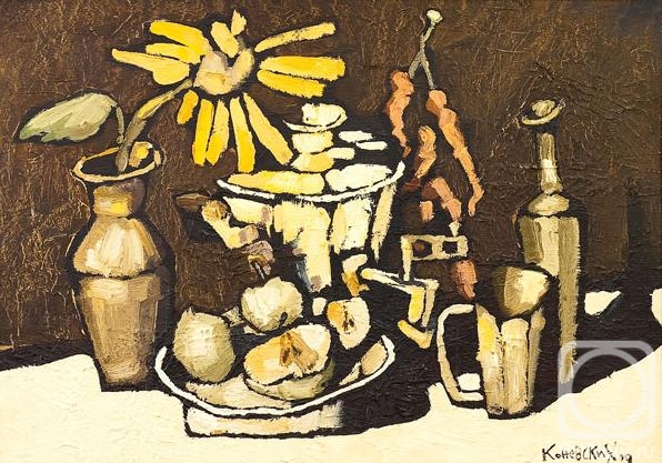 Konevskih Konstantin. Still life with apples