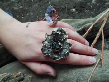 Mushroom Ring (large) (Ring Abstraction). Dementiev Sergey