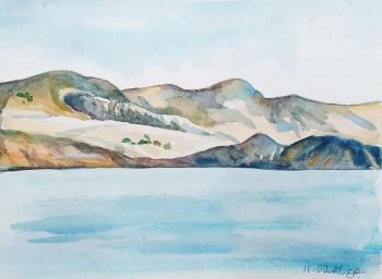 Crimean watercolors - Koktebel 2. Ripa Elena