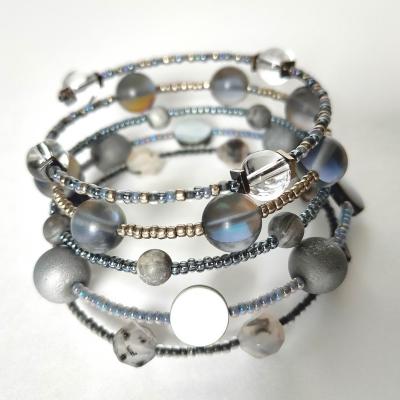 Bracelet "All shades of gray" (A Present For A Woman). Rudzik Mariya
