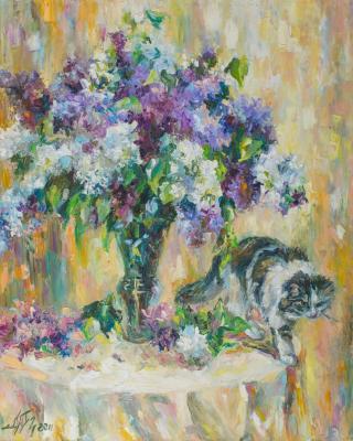 Prankster (Cat In Lilac). Kruglova Irina