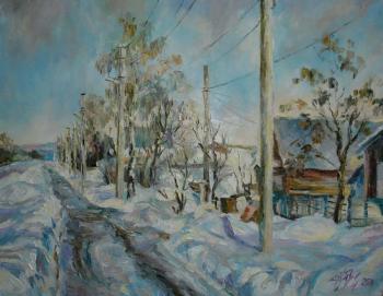Village lane. Kruglova Irina