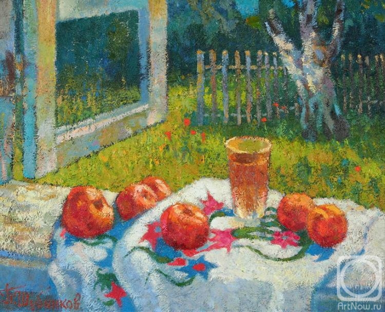 Shubnikov Pavel. Apples on the window