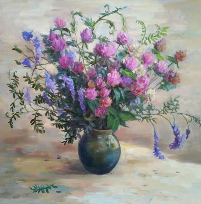 Картина «Букет с клевером»