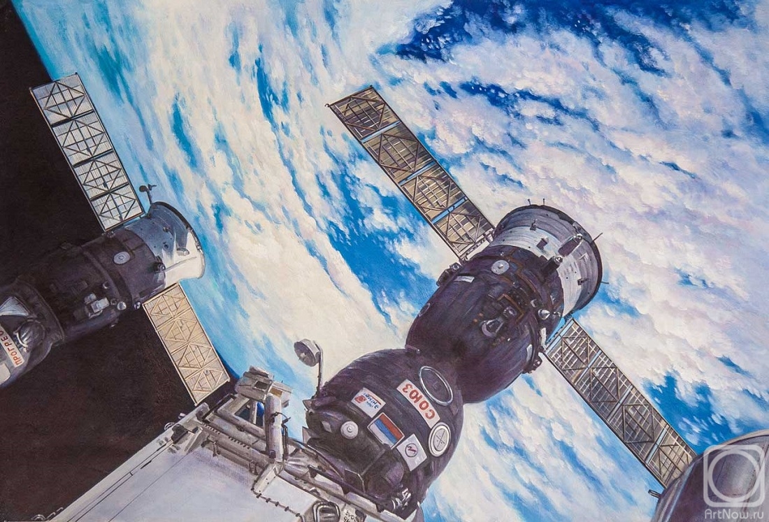 Kamskij Savelij. Spaceship Soyuz MS-13
