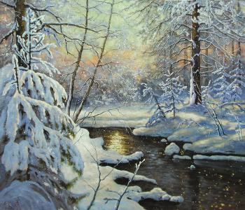 It's snowing. Boev Sergey