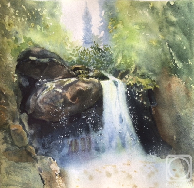 Ageeva Rimma. Waterfall